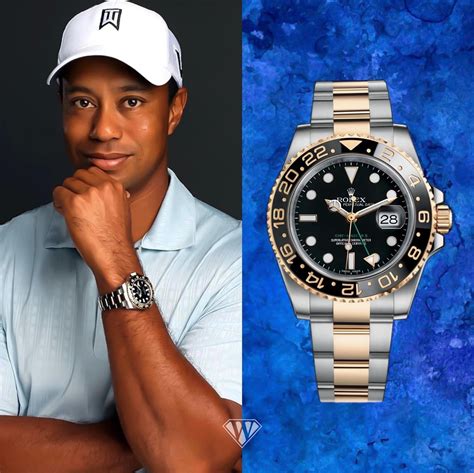 Tiger Woods - Rolex GMT-Master II in 18k yellow gold - Superwatchman.com