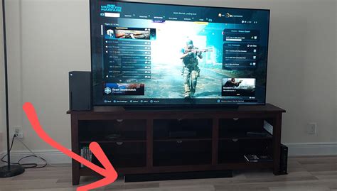 LG CX Soundbar placement solution. : r/Soundbars