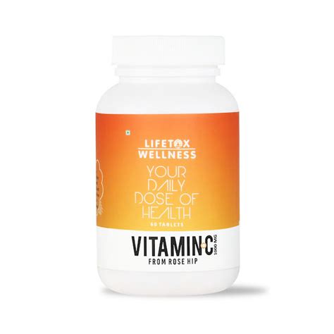 Buy Lifetox Wellness Vitamin-C 1000 mg Tablet 60's Online at Best Price ...