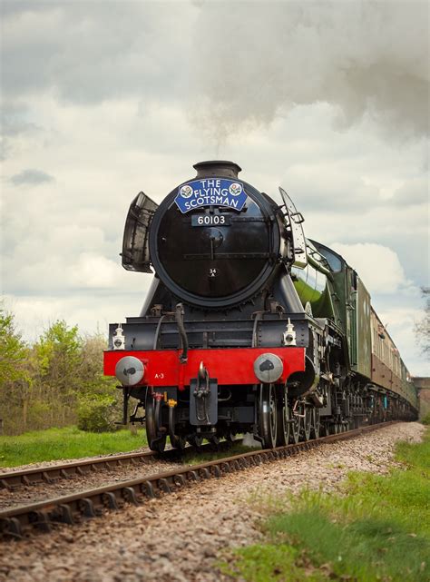 The Flying Scotsman - Bluebell Railway | Steam train photo, Flying scotsman, Steam engine trains