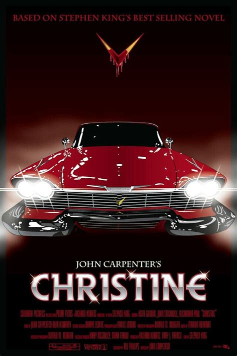 JC's CHRISTINE | Meilleures affiches de cinéma, Film cars, Films d'horreur classiques