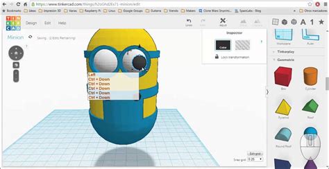 Design a Minion with Tinkercad - YouTube