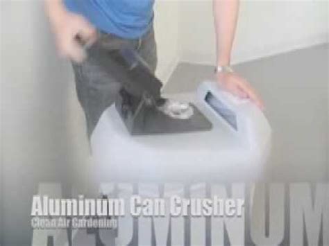 Aluminum Can Crusher / Recycling Bin and Container - YouTube