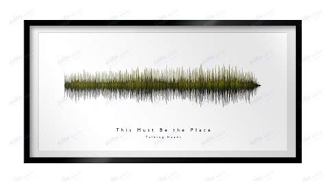 This Must Be the Place by Talking Heads – Visual Wave Prints