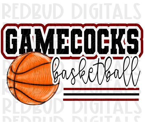 Gamecocks Basketball Custom Mascot Digital Design, Sublimation Design ...