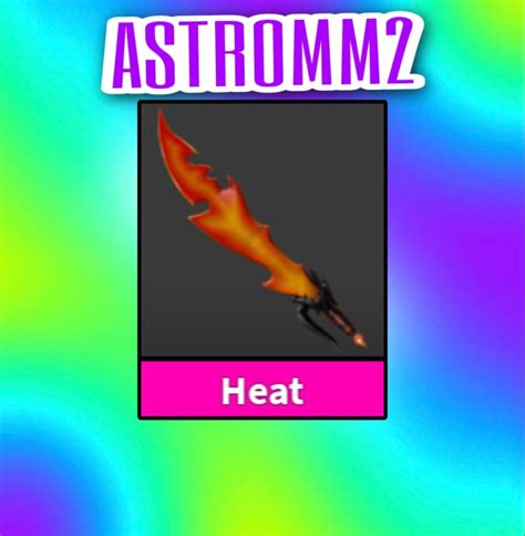 HEAT MM2 ROBLOX cheapest read Item Details - Etsy