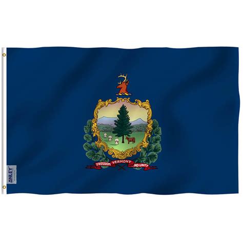 Fly Breeze Vermont State Flag 3x5 Foot - Anley Flags