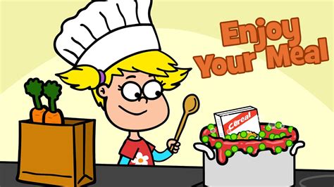 Children's song Enjoy Your Meal - Funny food Song - Hooray Kids Songs & Nurserey Rhymes Chords ...