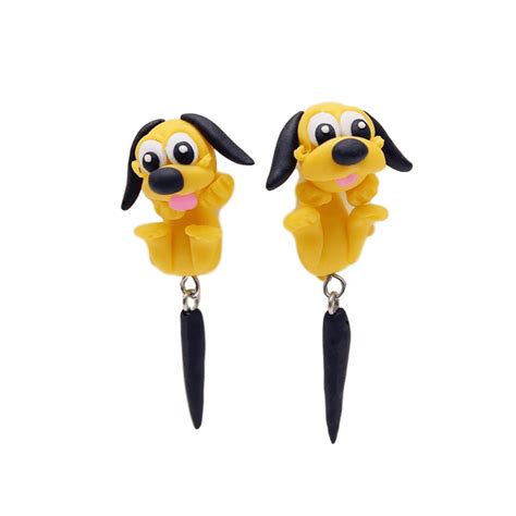 Polymer Clay Dog Earrings | Polymer clay earrings, Polymer clay jewelry, Clay