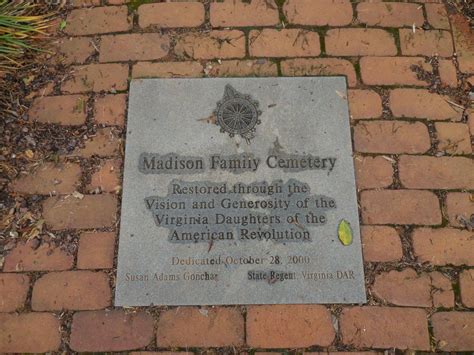 James Madison Gravesite - Montpelier - Orange County, Virginia