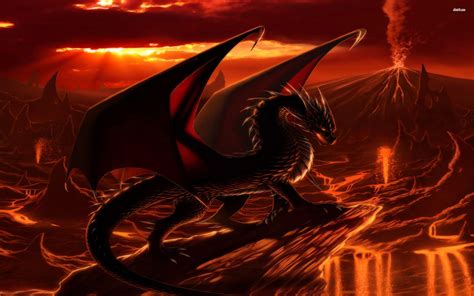 Black Fire Dragon Wallpapers - Top Free Black Fire Dragon Backgrounds - WallpaperAccess