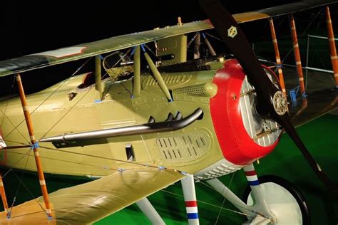 an old airplane is on display at the museum