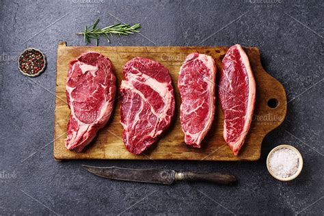 Variety of fresh black angus prime r containing black angus steak, steak, and | Angus steak ...