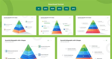 Pyramid Infographic Template, Infographics ft. infographic & commercial - Envato Elements