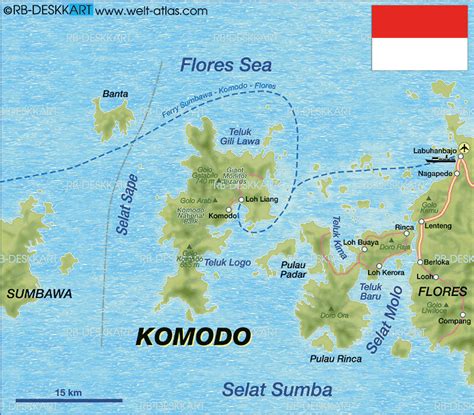 Peta Indonesia Dan Nama Pulau Komodo Di - IMAGESEE