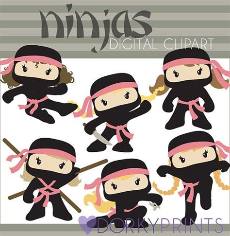 Clipart Cute Ninja Cartoon - img-Aba