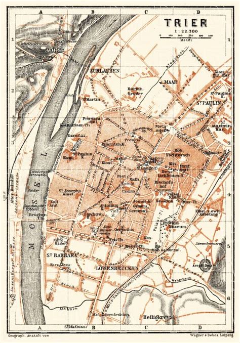 Stadtplan Trier