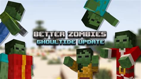 Better Zombies v1.2 - The Ghoultide Update Minecraft Texture Pack