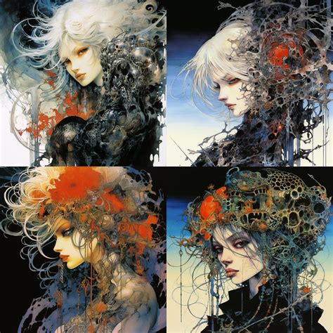 Yoshitaka Amano AI Art Style - Creative Expression for AI Art ...