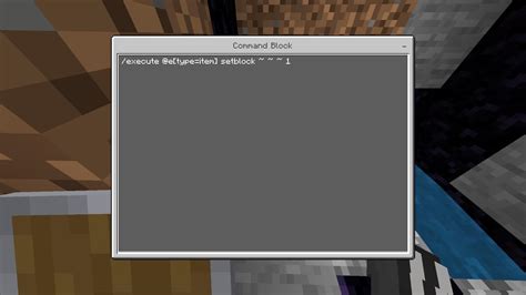 What command on bedrock can I do to make it so that a certain blocks responds every time I break ...