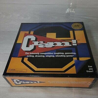 New Cram! Cram The Game 2001 MOJO BOARD GAME NIB Factory Sealed | eBay