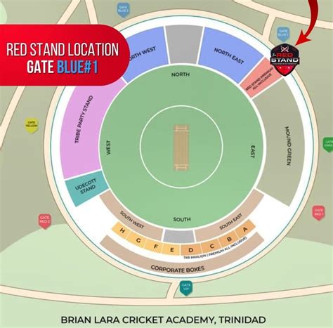 Brian Lara Stadium Seating Plan 2024, Ind vs WI Brian Lara Stadium Tickets