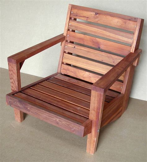 Kari's Modern Wood Chair, Stylish Wooden Garden Chair