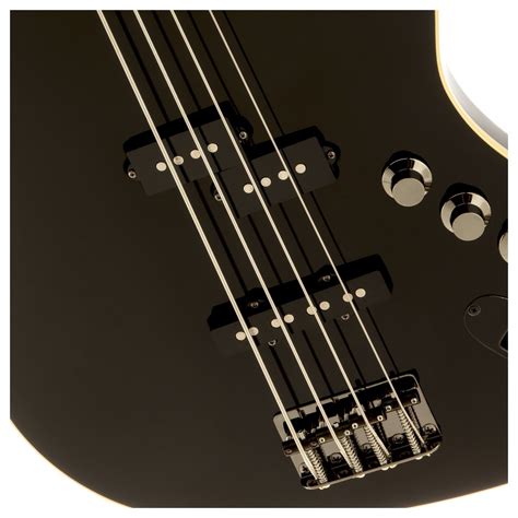 Fender Aerodyne Jazz Bass, Black at Gear4music