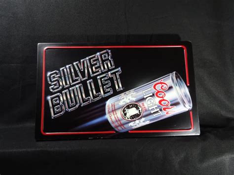 Coors Light Silver Bullet Lighted Sign