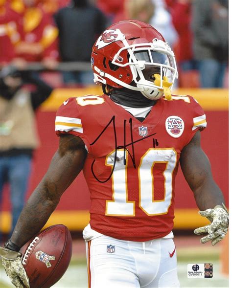 Tyreek Hill Kansas City Chiefs Autographed 8x10 Profile Photograph