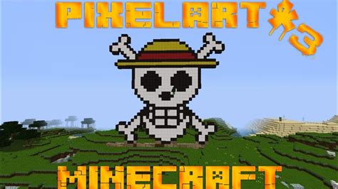 MINECRAFT PIXELART #3:logo one piece - YouTube