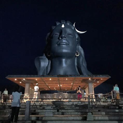 Adiyogi Shiva Statue At Night Frequently asked questions about adiyogi shiva