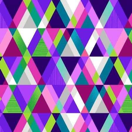 Mid Century Modern Purple Pyramid - 703081214747