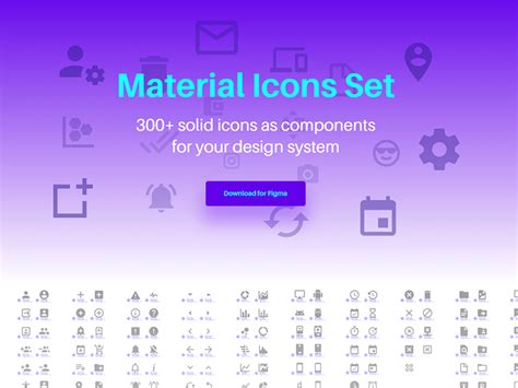 Material Icons Pack for Figma ♛ by Roman Kamushken on Dribbble