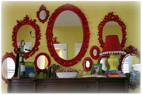 spray paint mirrors, a fun and easy collection | Painting mirror frames, Whimsical decor, Mirror ...