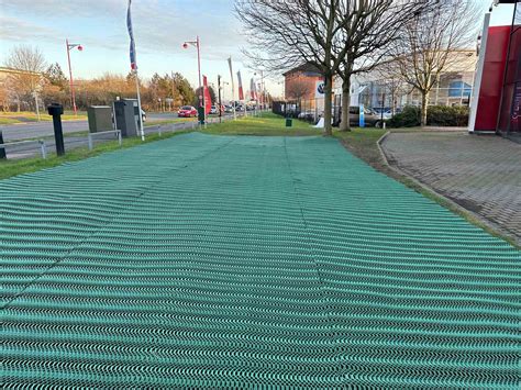 Additional parking at Bristol Street Motors - Grassmats