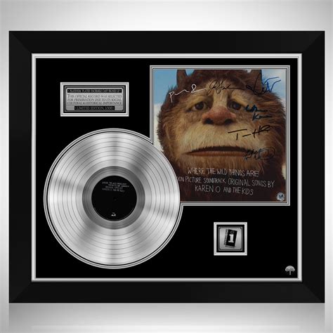 Where the Wild Things Are Soundtrack Platinum LP Limited Signature ...