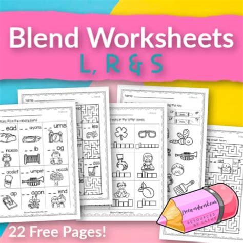 Consonant Blends Worksheets - Worksheets Library