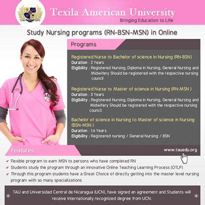 Online Nursing Programs At Affordable Cost | Texila