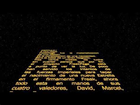 Star Wars Intro by Vipid - YouTube