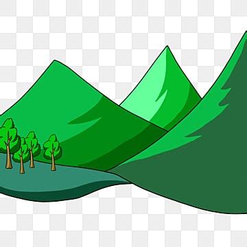 Green Jungle Mountains Clip Art, Green, Mountain Peak, Clipart PNG Transparent Clipart Image and ...