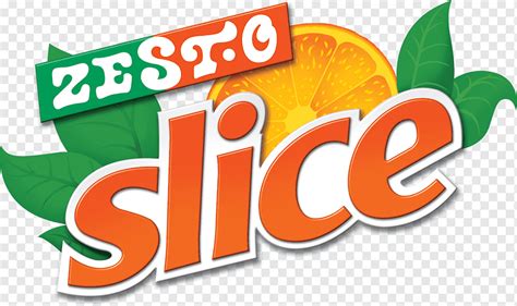 Orange juice Zest-O Slice Drink, cold, text, orange, logo png | PNGWing