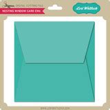 Nesting Window Card Envelope - Lori Whitlock's SVG Shop