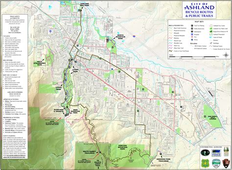 Ashland Trails Map - Ashland Oregon • mappery