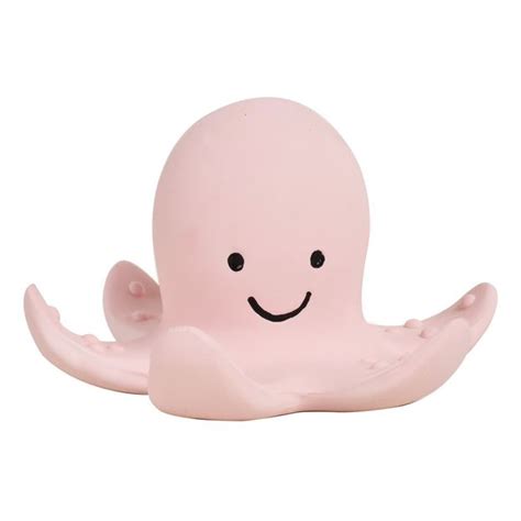 Natural Rubber Octopus Bath Toy Pink Tikiri Toys and Hobbies