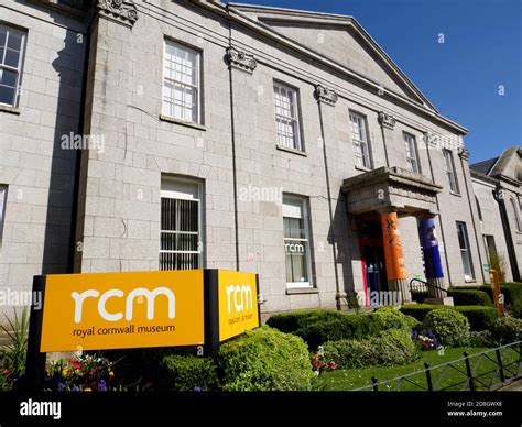 Royal Cornwall Museum, River Street, Truro, Cornwall Stock Photo - Alamy