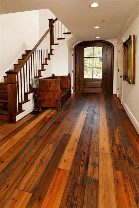 60 Awesome Farmhouse Flooring Design Ideas And Decor (2) | House design, Farmhouse flooring ...