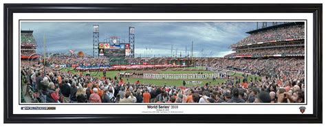 San Francisco Giants 2010 World Series - MLB Framed Panoramic