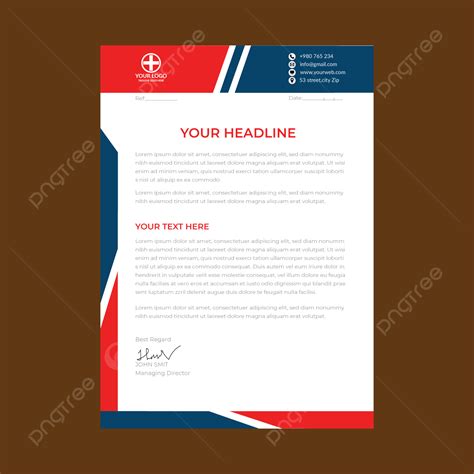 Letter Head Design Template Download on Pngtree