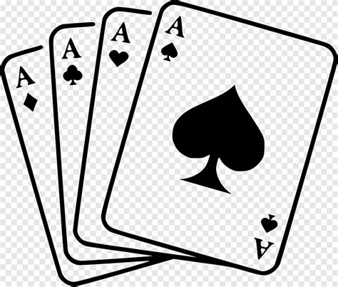 Playing card Ace Card game Spades Poker, suit, game, white png | PNGEgg